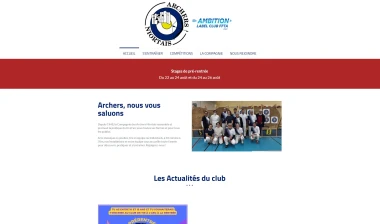 Page d'accueil du site archiersniortais.fr